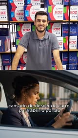Criativo: mulher no carro